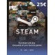 Steam Wallet Gift Card 25 EUR Steam Key EUROPE